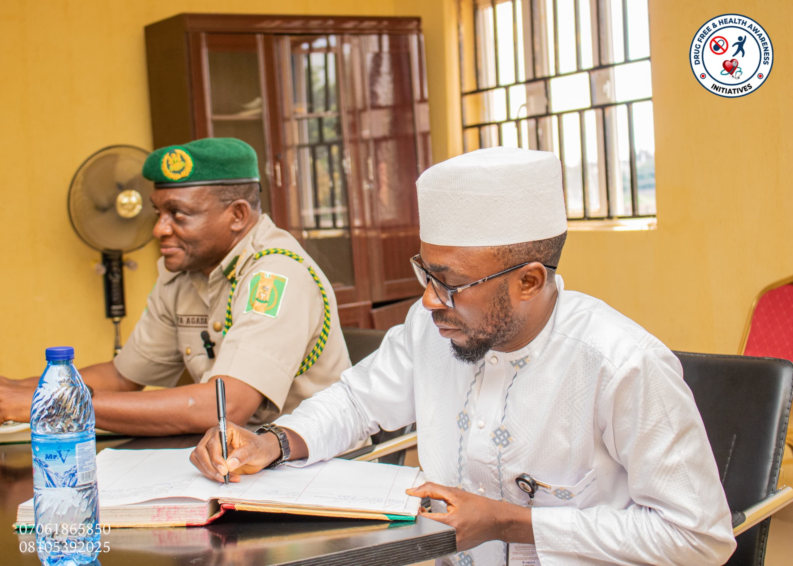 Counselling session with a recovering addict